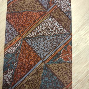 Narrow silk-like scarf